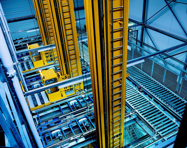 Mini-load crane, automated storage and retrieval systems (AS/RS)